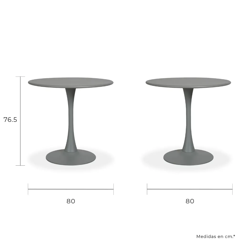 Mesa Circular Metal Vittoria 80cm 3.webp