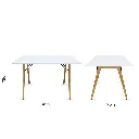 Mesa de Comedor Rectangular Frankfurt 120cm 8.webp