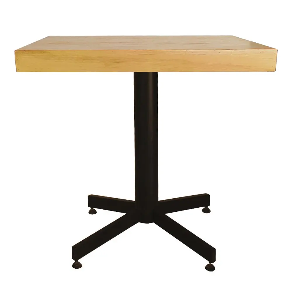 Mesa Cuadrada de Triplay Baja para Restaurantes Bares y Cafeterias 