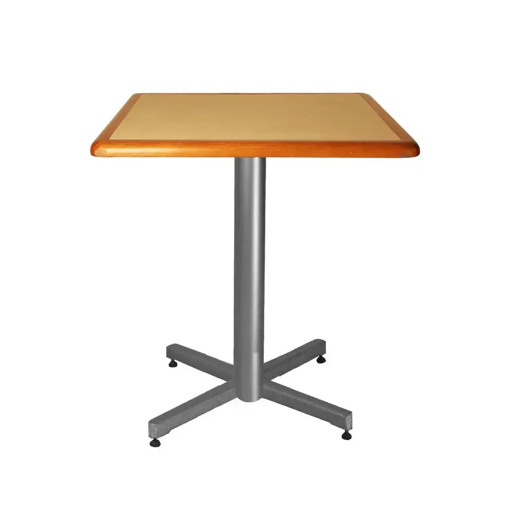 Mesa Cuadrada de Formaica Madera Baja para Restaurantes Bares y Cafeterias 