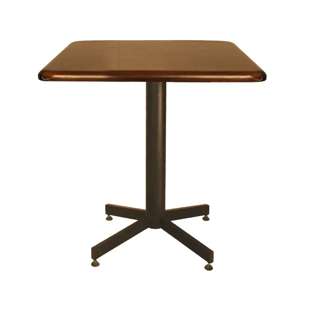Mesa Cuadrada de Madera Baja para Restaurantes Bares y Cafeterias 