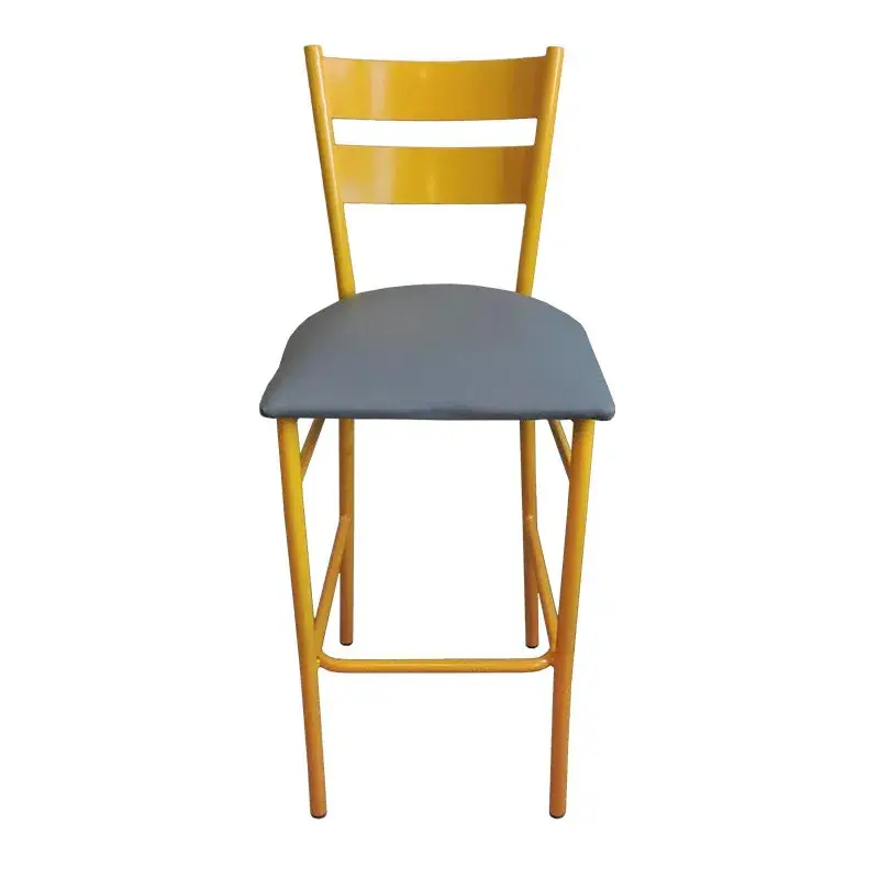 Banco de Metal Tint Yellow para Restaurantes Bares y Cafererias