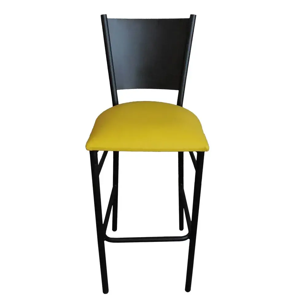 Banco de Metal Tint Black para Restaurantes Bares y Cafeterias 