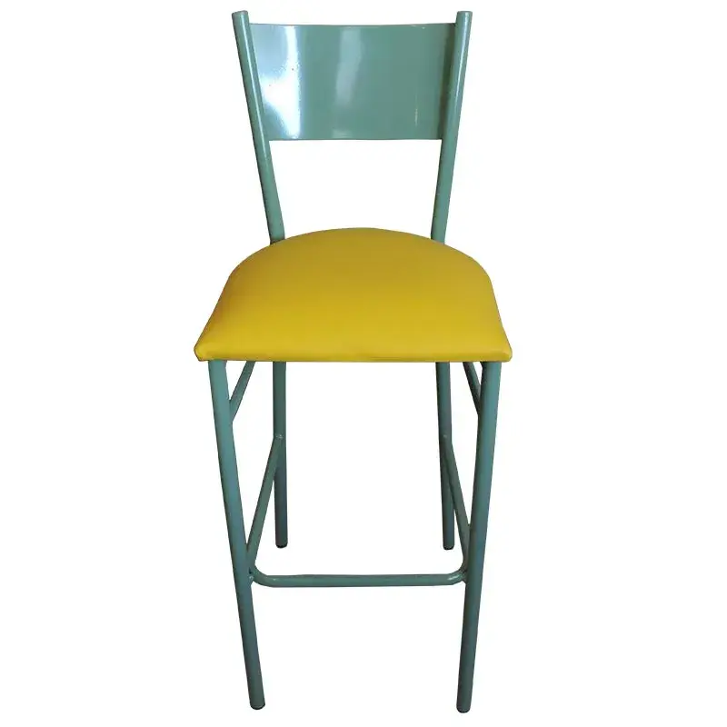 Banco de Metal Tint Green para Restaurantes Bares y Cafeterias 