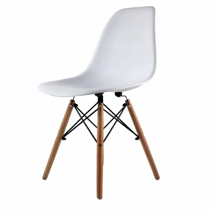 Silla de Plastico Eames para Restaurantes Bares y Cafererias 