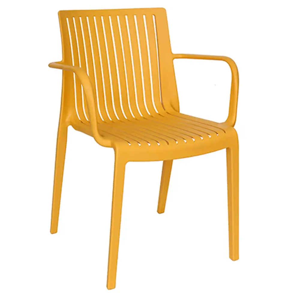 Silla de Plastico Linus con Brazos para Restaurantes Bares y Cafeterias 