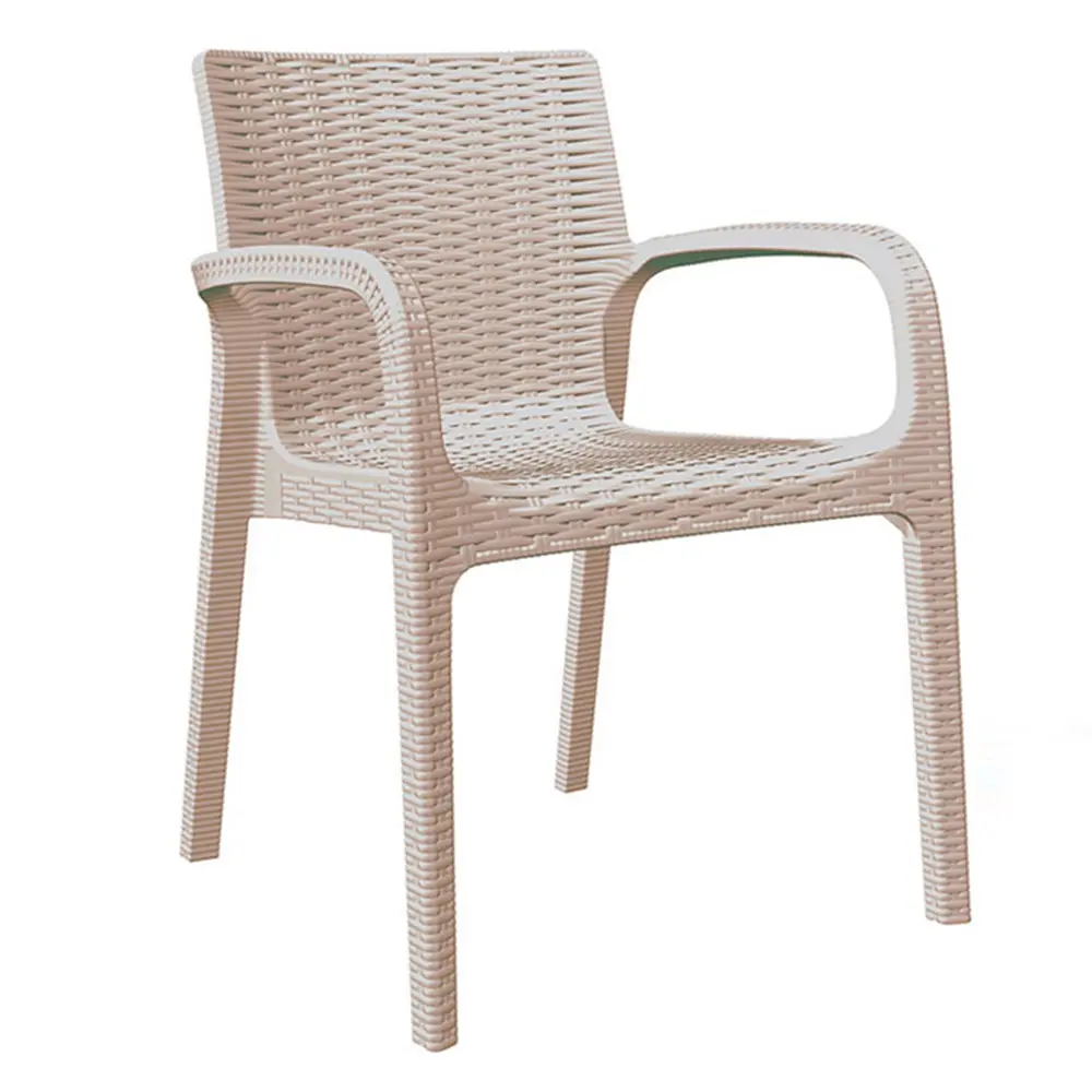 Silla de Plastico Moussing con Brazos para Restaurantes Bares y Cafeterias 