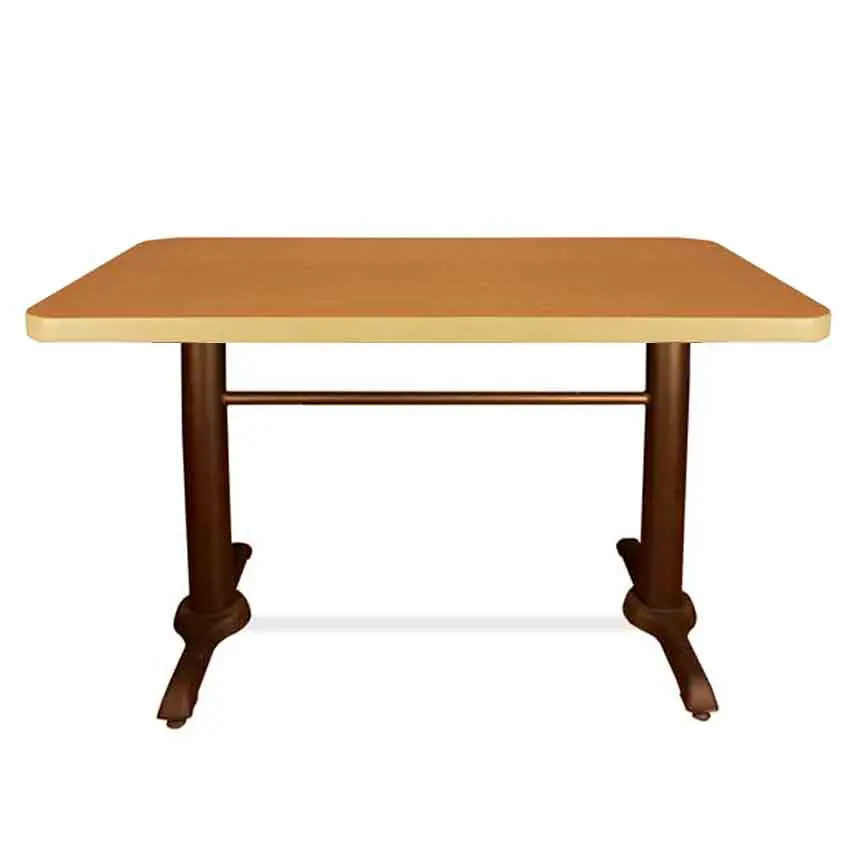 Mesa Rectangular de Formaica PVC Baja para Restaurantes Bares y Cafeterias 