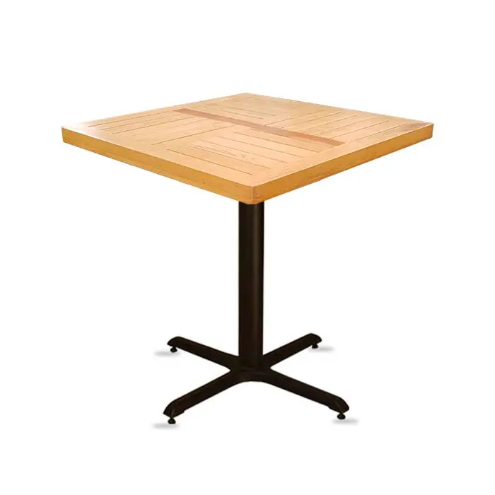 Mesa Cuadrada Springfiel de madera baja para Restaurantes Bares y Cafeterias 