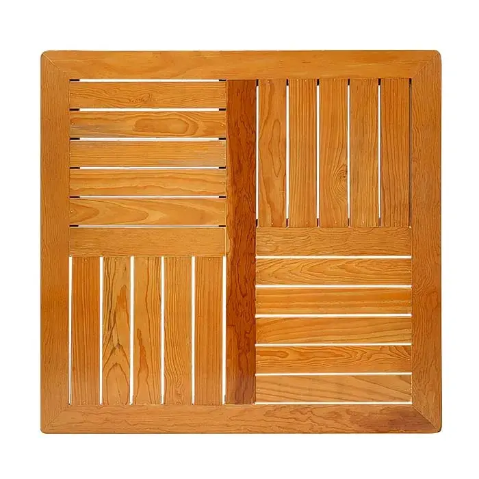 Cubierta de Madera Cuadrada Springfiel para Restaurantes Bares y Cafeterias  