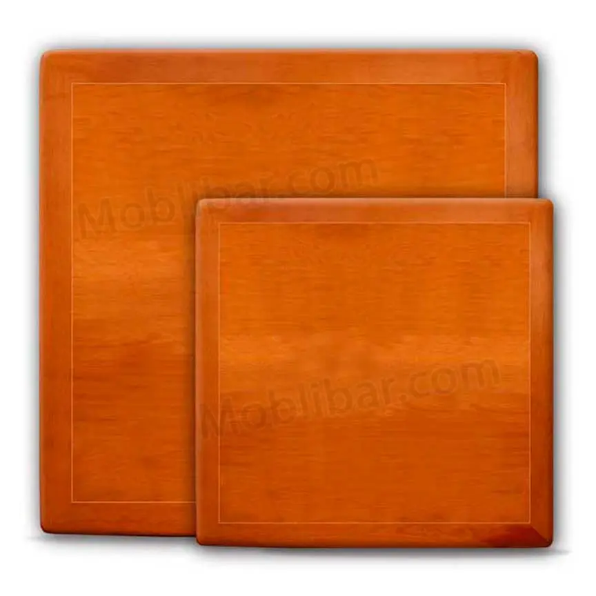 Cubierta de Madera Cuadrada para Restaurantes Bares y Cafeterias 