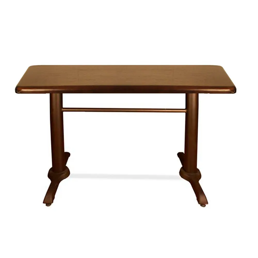 Mesa Rectangular de Madera Baja para Restaurantes Bares y Cafeterias 