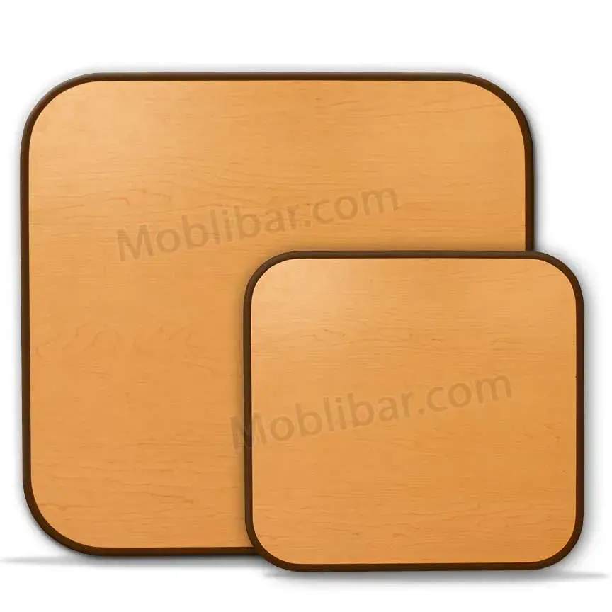 Cubierta de Formaica Pvc Cuadrada para Restaurantes Bares y Cafeterias 