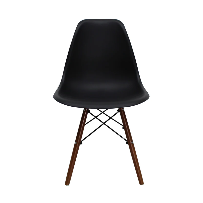 A Silla de plastico Oslo Eco nogal para restaurante, bar, cafeteria o negocio