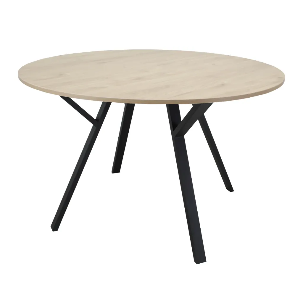 Mesa Circular Frankfurt 100cm para restaurante, bar, cafeteria o negocio 