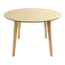 Mesa Circular Madeira Chapa 110cm para restaurante, bar, cafeteria o negocio 