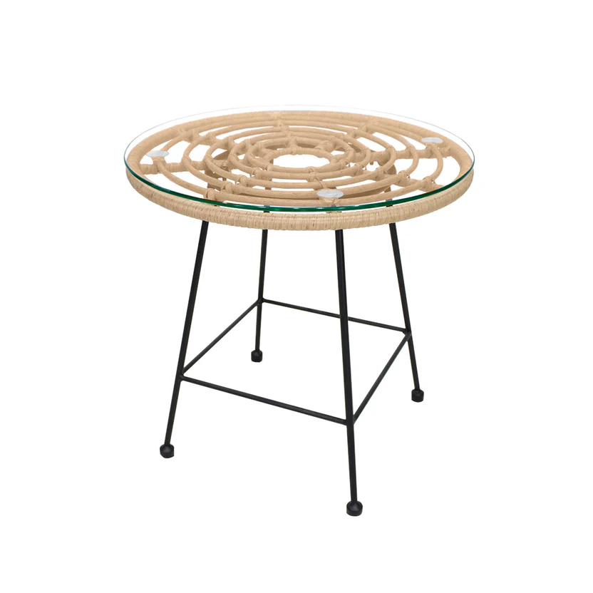 Mesa Exterior Dominica Natural para restaurante, bar, cafeteria o negocio