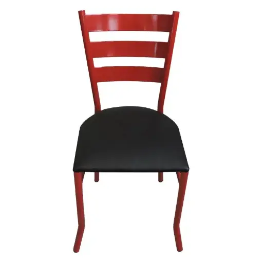 Silla de Metal Tint Red para Restaurantes Bares y Cafeterias 