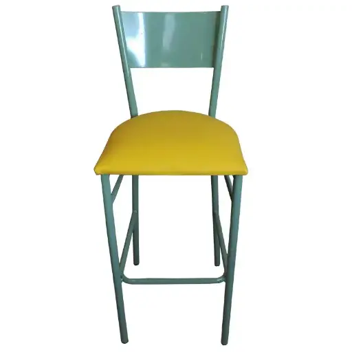 Banco de Metal Tint Green para Restaurantes Bares y Cafeterias 