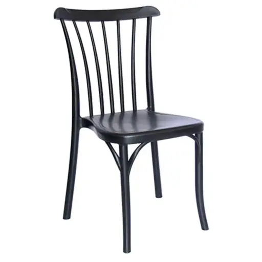 Silla de Plastico Moustach para Restaurantes Bares y Cafeterias 