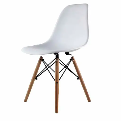 Silla de Plastico Eames para Restaurantes Bares y Cafeterias 