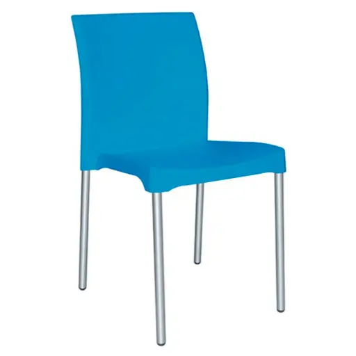 Silla de Plastico Neon para Restaurantes Bares y Cafeterias 