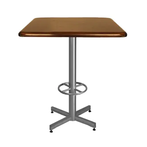 Mesa Cuadrada de Madera Alta para Restaurantes Bares y Cafeterias 