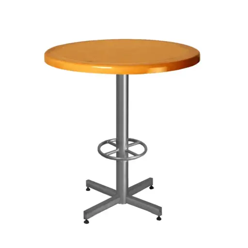 Mesa Redonda de Madera Alta para Restaurantes Bares y Cafererias 