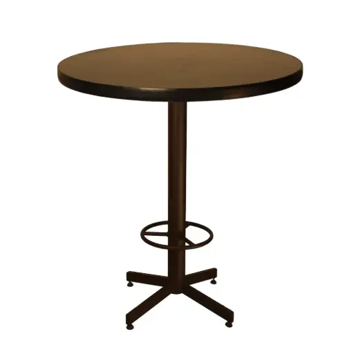 Mesa Redonda de Formaica PVC Alta para Restaurantes Bares y Cafeterias 