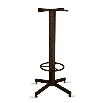 Base para mesa de Metal Econobase alta para Restaurantes Bares y Cafeterias