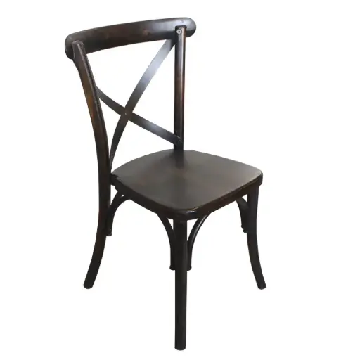 Silla de Madera Crossback para Restaurantes Bares y Cafeterias 