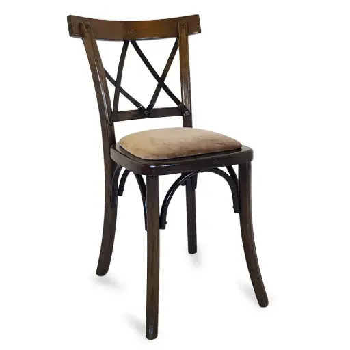 Silla de Madera Gitaza con asiento para Restaurantes Bares y Cafeterias 
